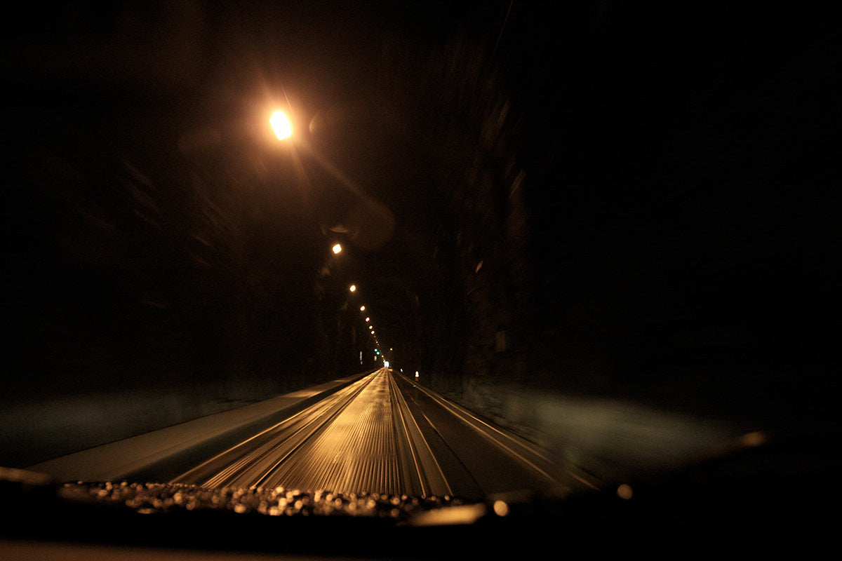 Inside the Anton Anderson Tunnel - Whittier 