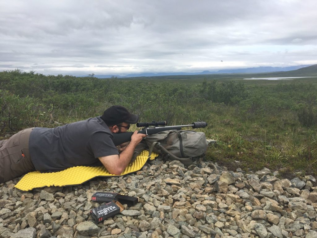 Caribou Rifle Prone Tundra