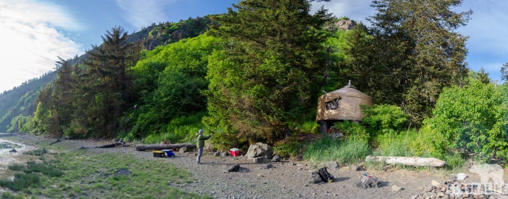 China Poot Bay Yurt Pano