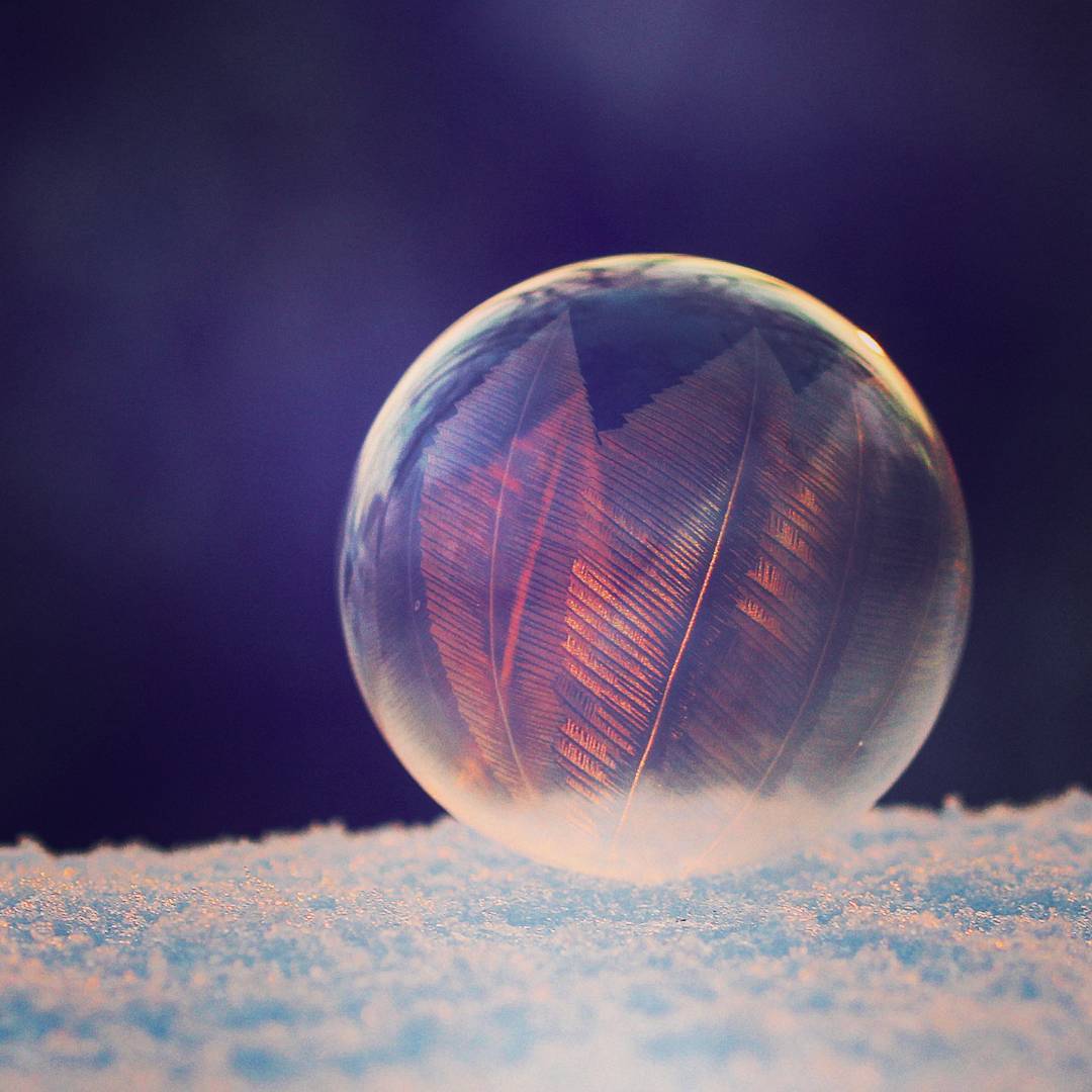 Frozen Bubble Photography