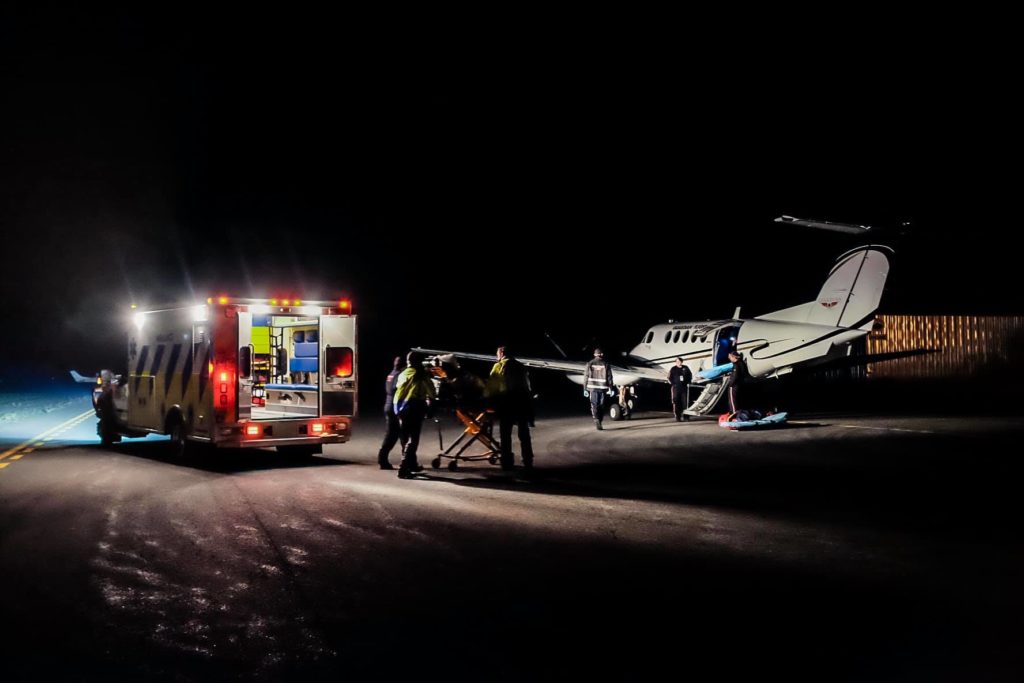 Medevac Alaska Night Transport