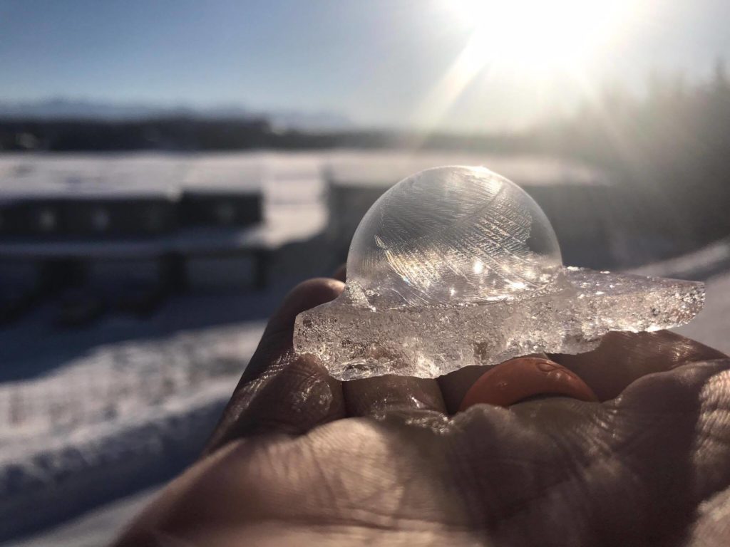 Frozen Bubble Photography