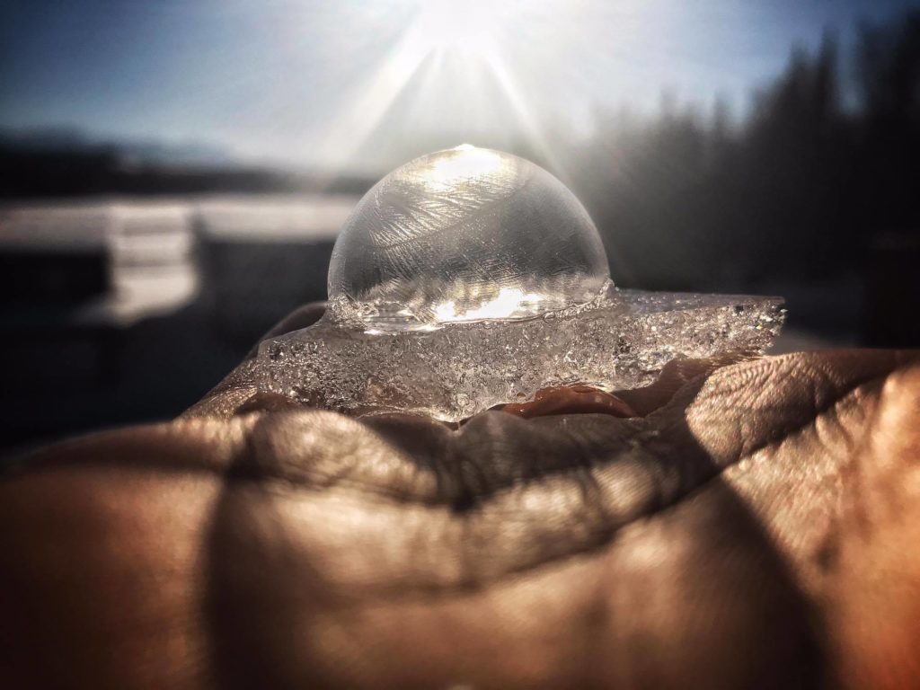 Frozen Bubble Photography