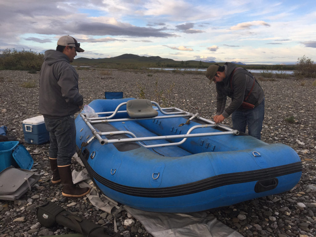 Wulik River Dolly Varden Fishing Raft Assembly