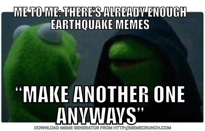 earthquake memes