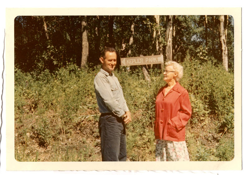 an image of Dave Kepler and mother Harriet,