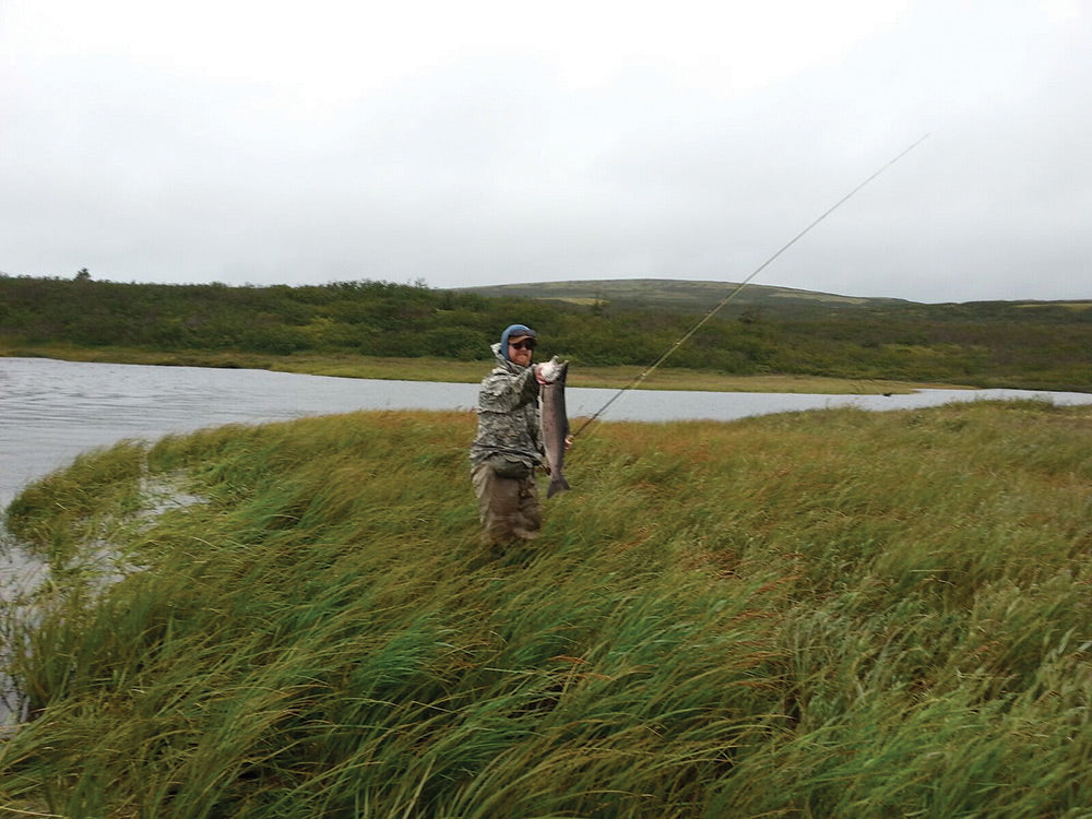 lake iliamna silver fishing