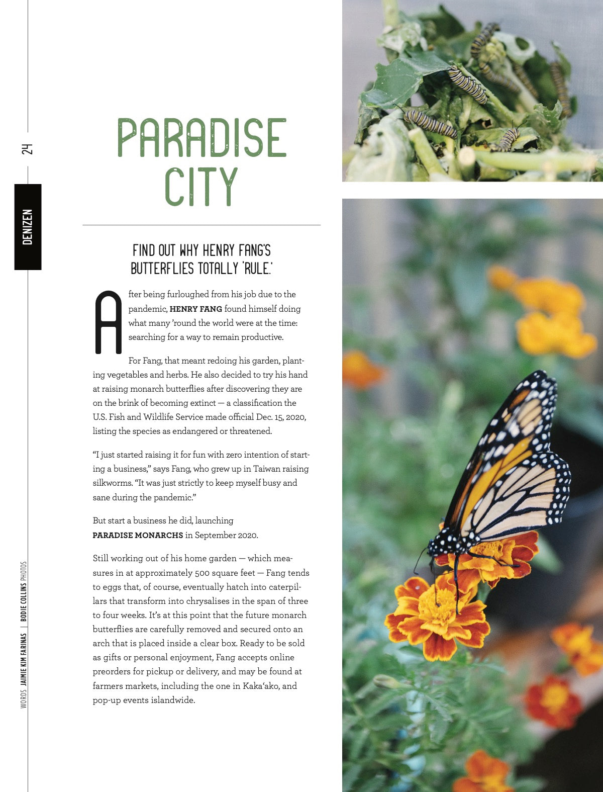 article feature in Kakaako vert magazine. A Hawaii's local publication based in Ward, Kakaako, Honolulu, Oahu, Hawaii. It's a local lifestyle and business magazine. 