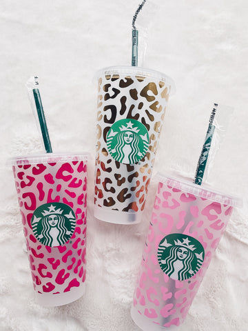 Mother's Day Leopard Custom Starbucks Cold Cup - Eventeny