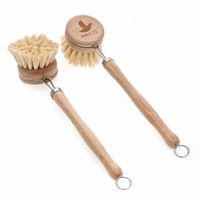 Wooden Dish Brush with Removable Head 4