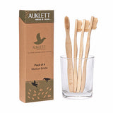Bamboo Toothbrushes – Pack of 4