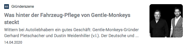 Gründerszene - GentleMonkeys