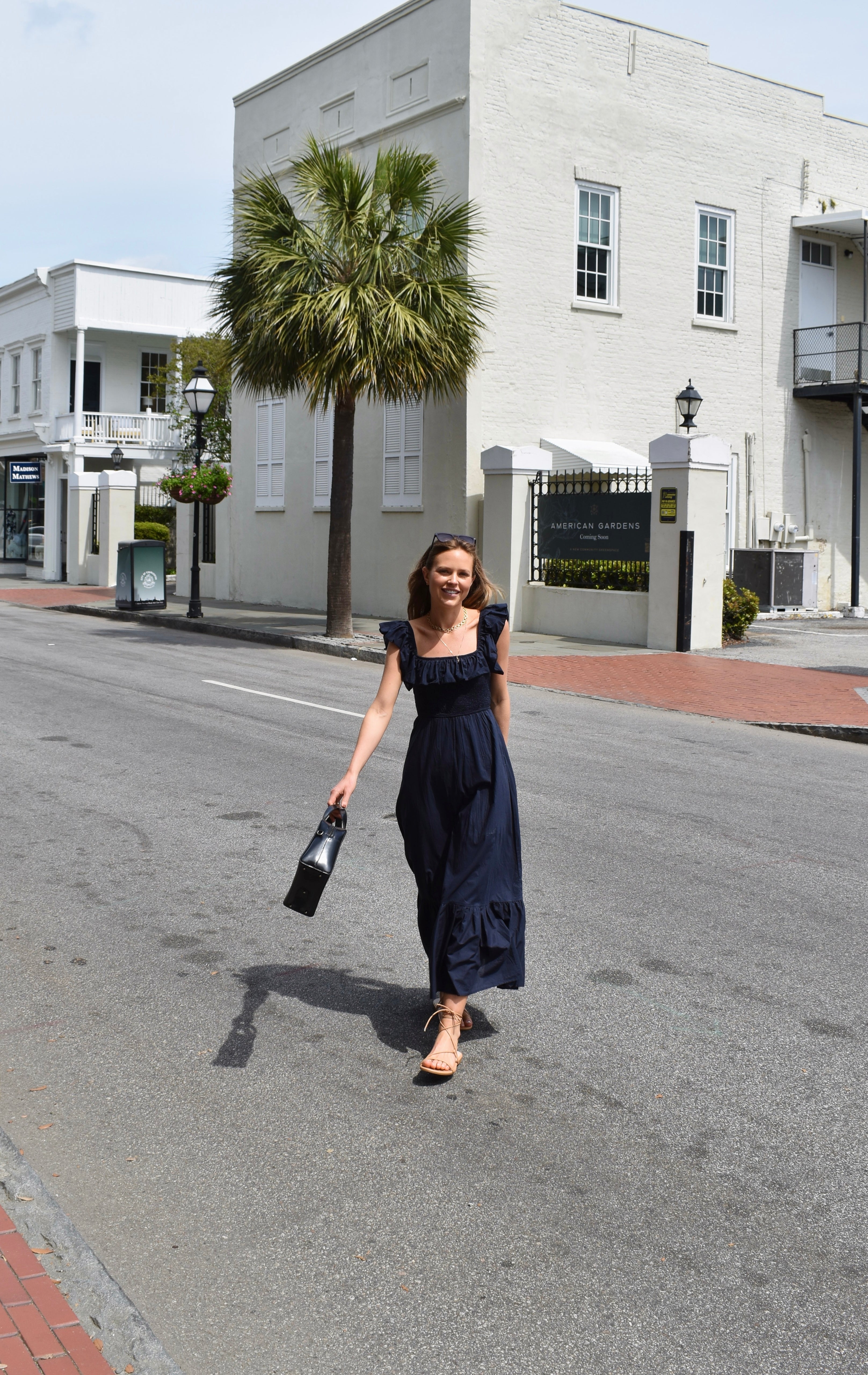 Mary Scott Maxi Dress Navy