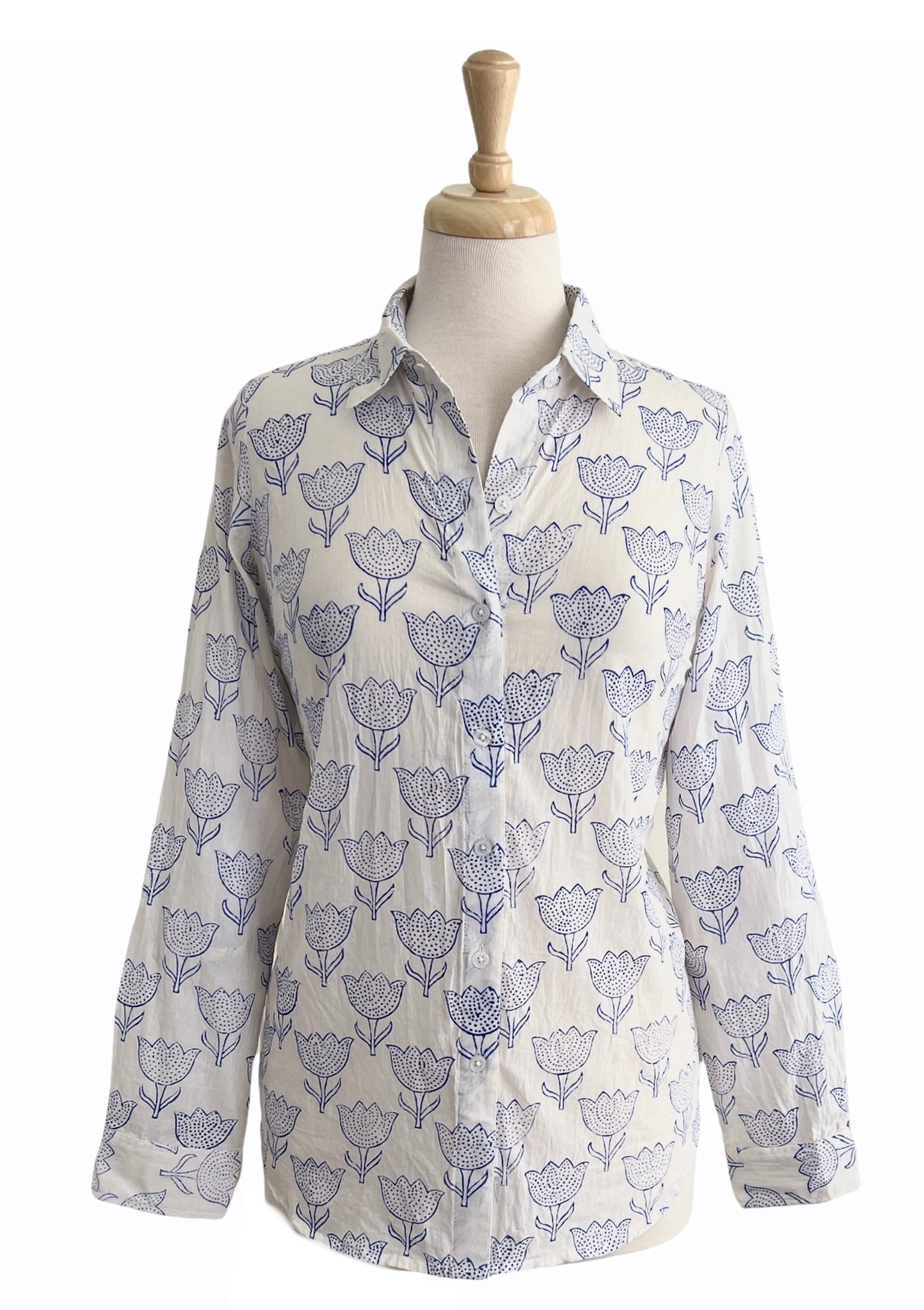 Karen Shirt Blue Tulip