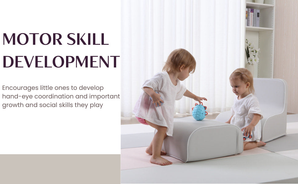 kids play with sofa