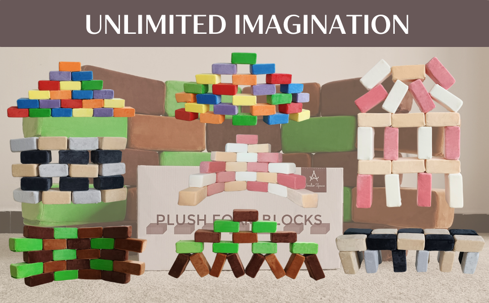 Umlimited Imagination of Foam Bricks