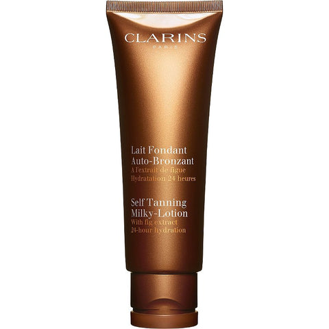 Image of the Clarins self tanning milk.