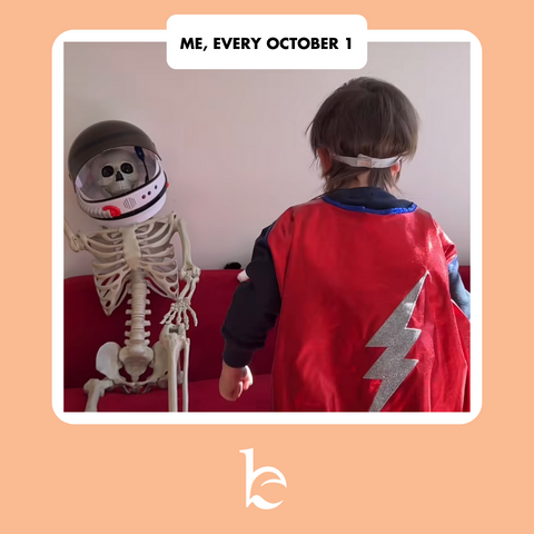 maisonetteworld - skeleton friend - me every October 1