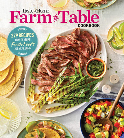 Image of Taste of Home "Farm to Table" cookbook.