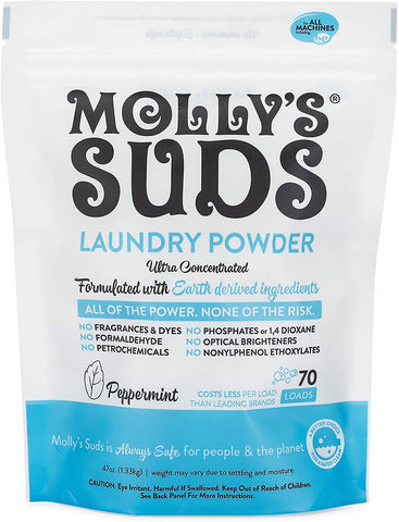 Molly's Suds laundry powder