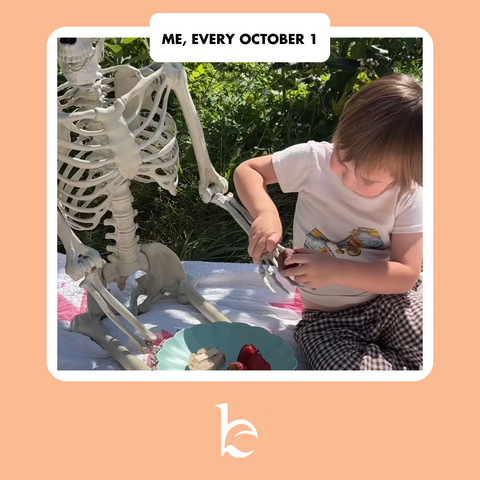 maisonetteworld - skeleton friend - me every October 1