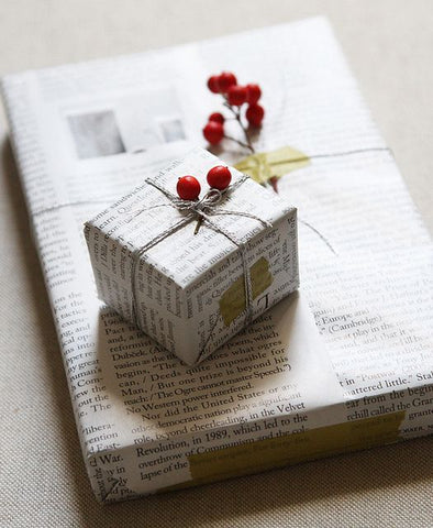 Recycled Holiday Gift Wrapping