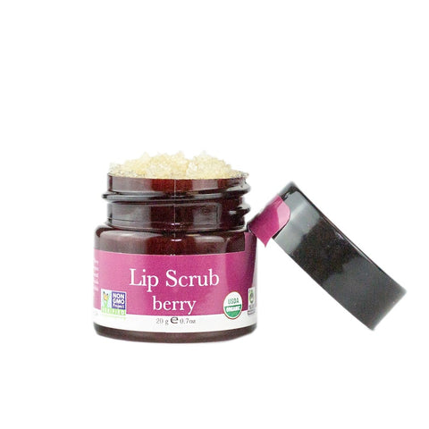 Image of the BBE berry lip scrub 