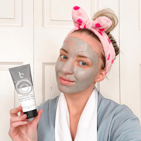 If I'm planning to do a clay face mask, when should I do it in my nighttime routine?