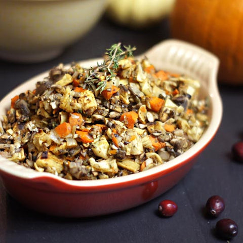 Image of a grain-free bowl of stuffing