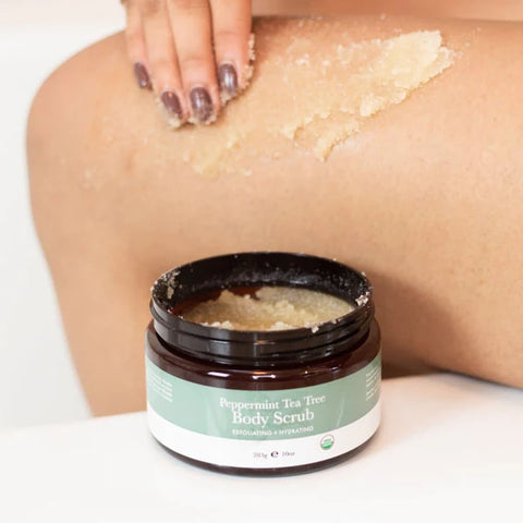 Peppermint Tea Tree Sugar Scrub - Best clean beauty gifts for the holidays 2022
