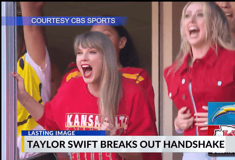 Taylor Swift at Chiefs Game