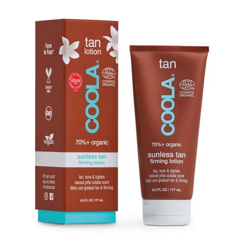 Image of the Coola sunless tan firming lotion.