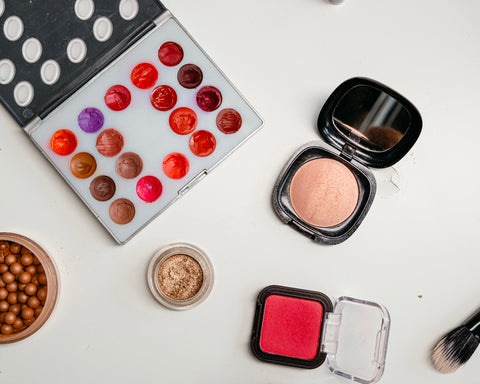 Assortment of makeup on counter