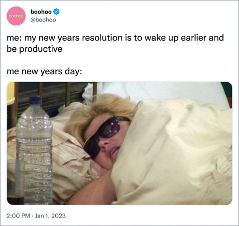 me hungover and asleep on new years day