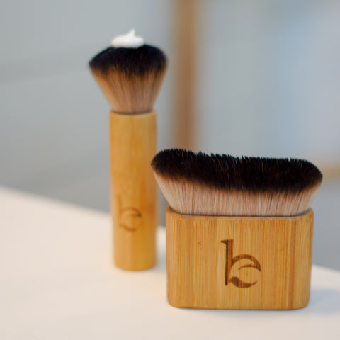 Beauty by earth body kabuki brush and facial kabuki brush