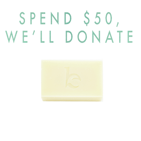 spend $50 we'll donate cleansers