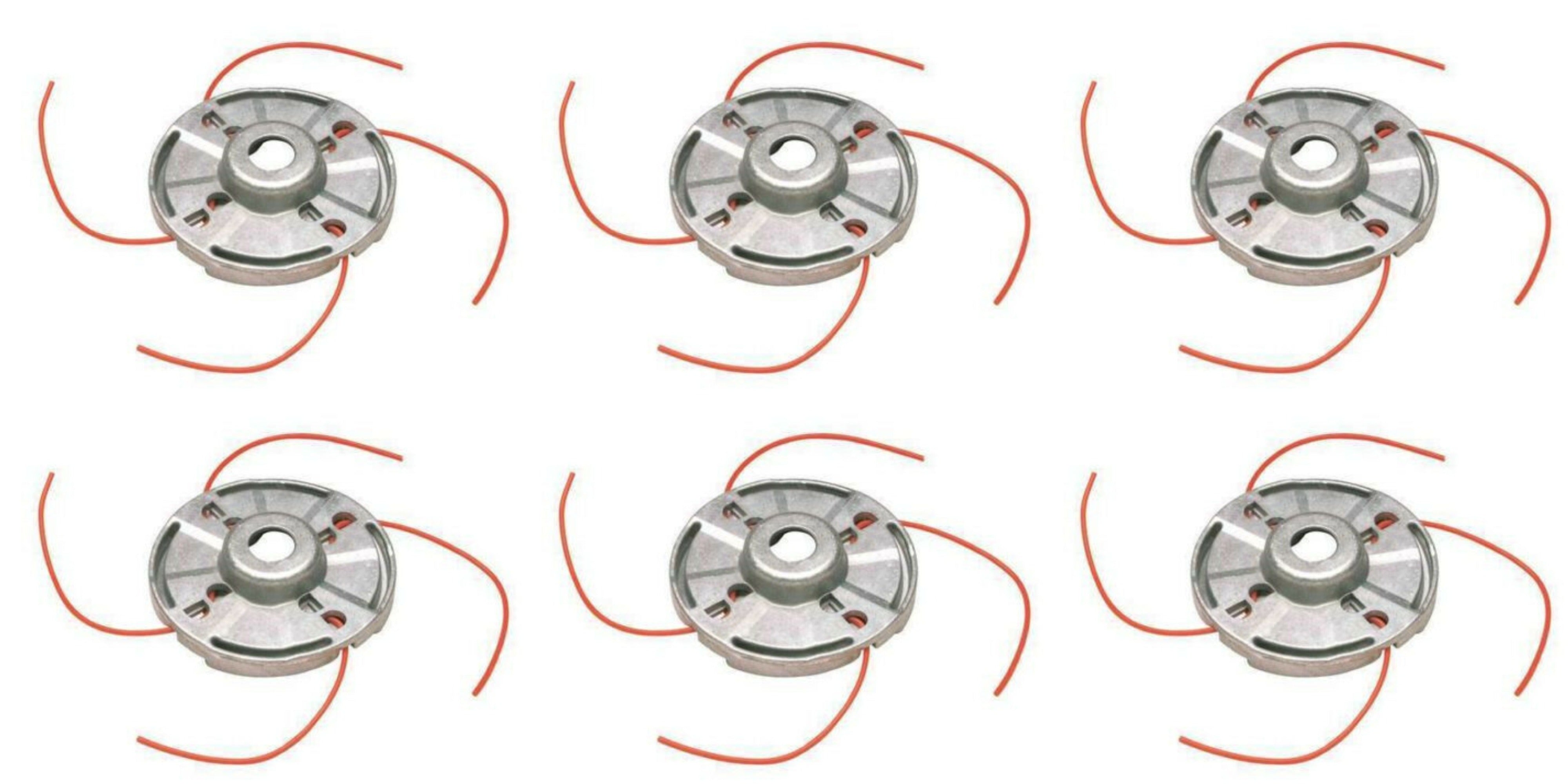 (6 Pack) Echo Heavy-Duty Fixed Line Trimmer Head for SRM Models 99944200220