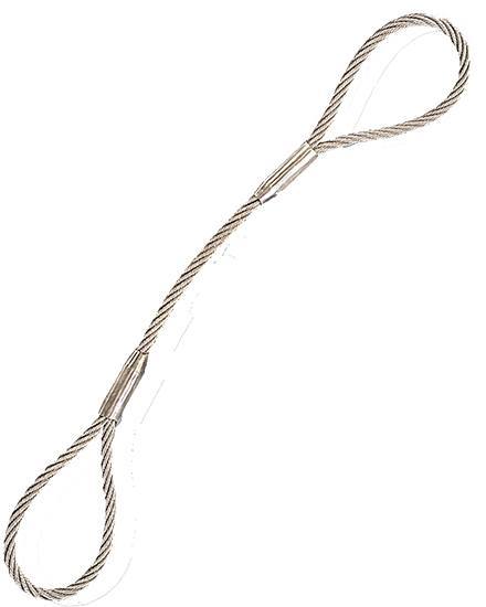 Billede af Wirestrop Med 2 x 15 cm Øjer, Wll 760 kg, Iwrc/t-lås 8 mm