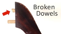 Fix Broken Dowels YouTube