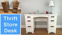 Thrift Store Desk Build YouTube