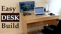 Easy Desk Build Project on YouTube
