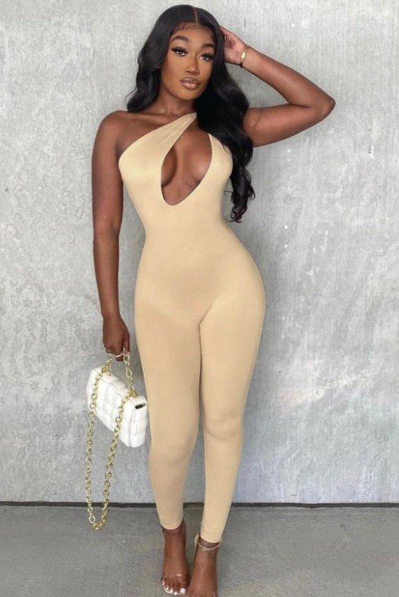 Solid Jumpsuit Bandage Cleavage Backless One Piece Outfit Overall Sexy Body- Shaping Hipster Midnight Club Female Clothing - China Streetwear and Women  Clothing price