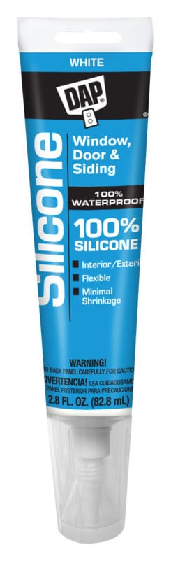 DAP 100% Silicone Window & Door Sealant Clear, DAP 100% Silicone Window &  Door Sealant 290mL, Clear 