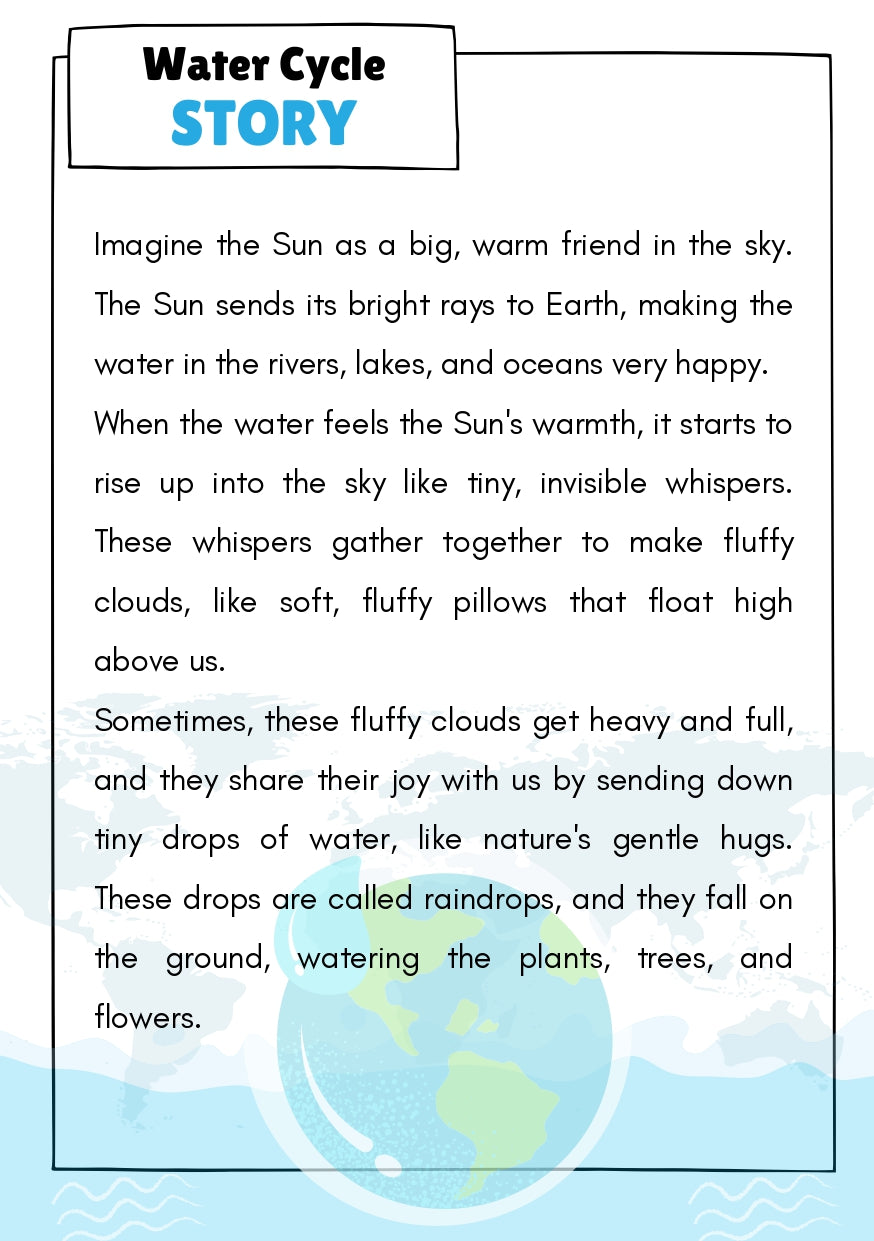 Water Cycle Puzzle - instruction Manual