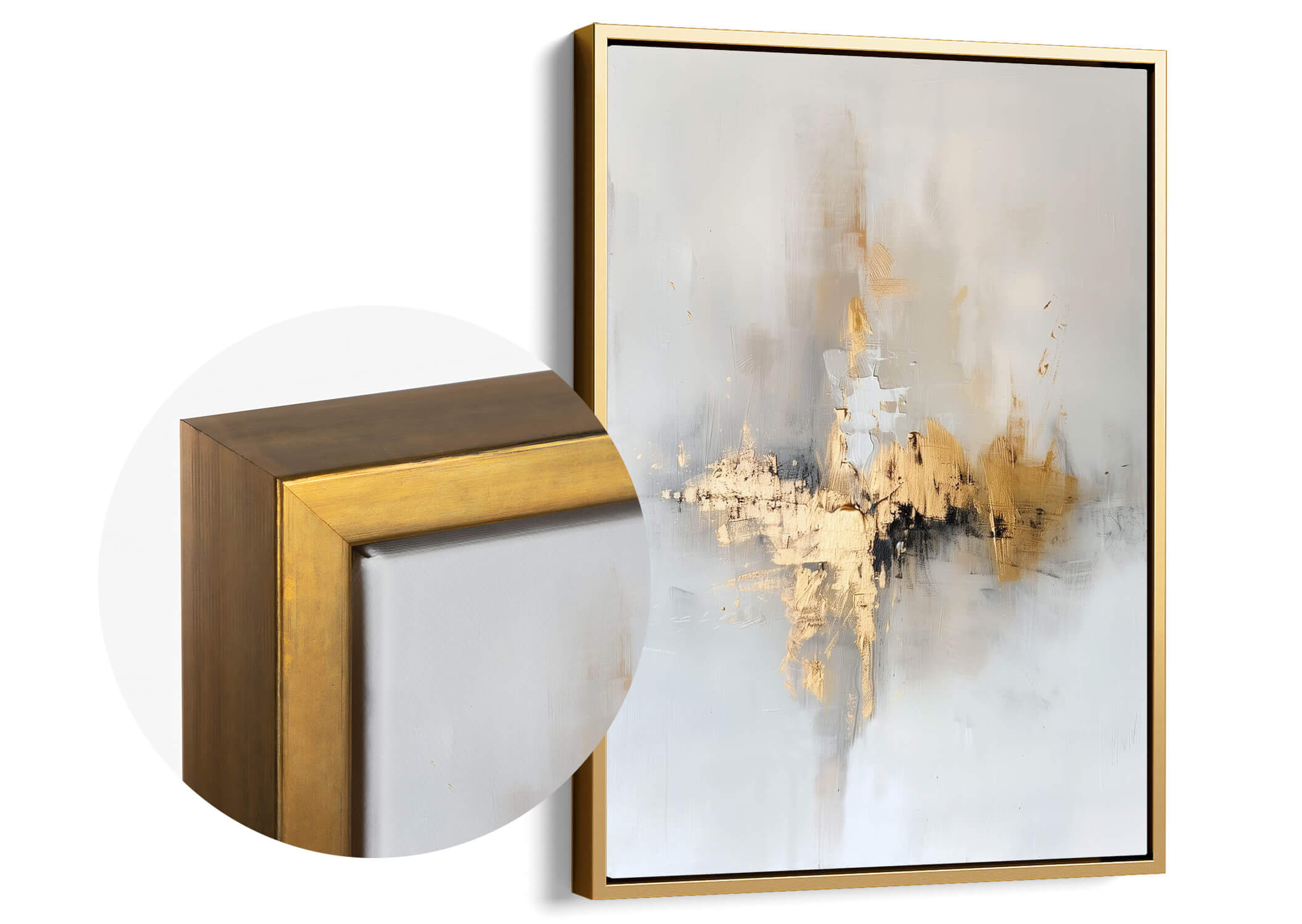 Moncasso Floating Frame Canvas