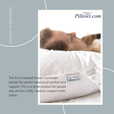 Envirosleep® Dream Surrender Polyester Pillow | Medium Support