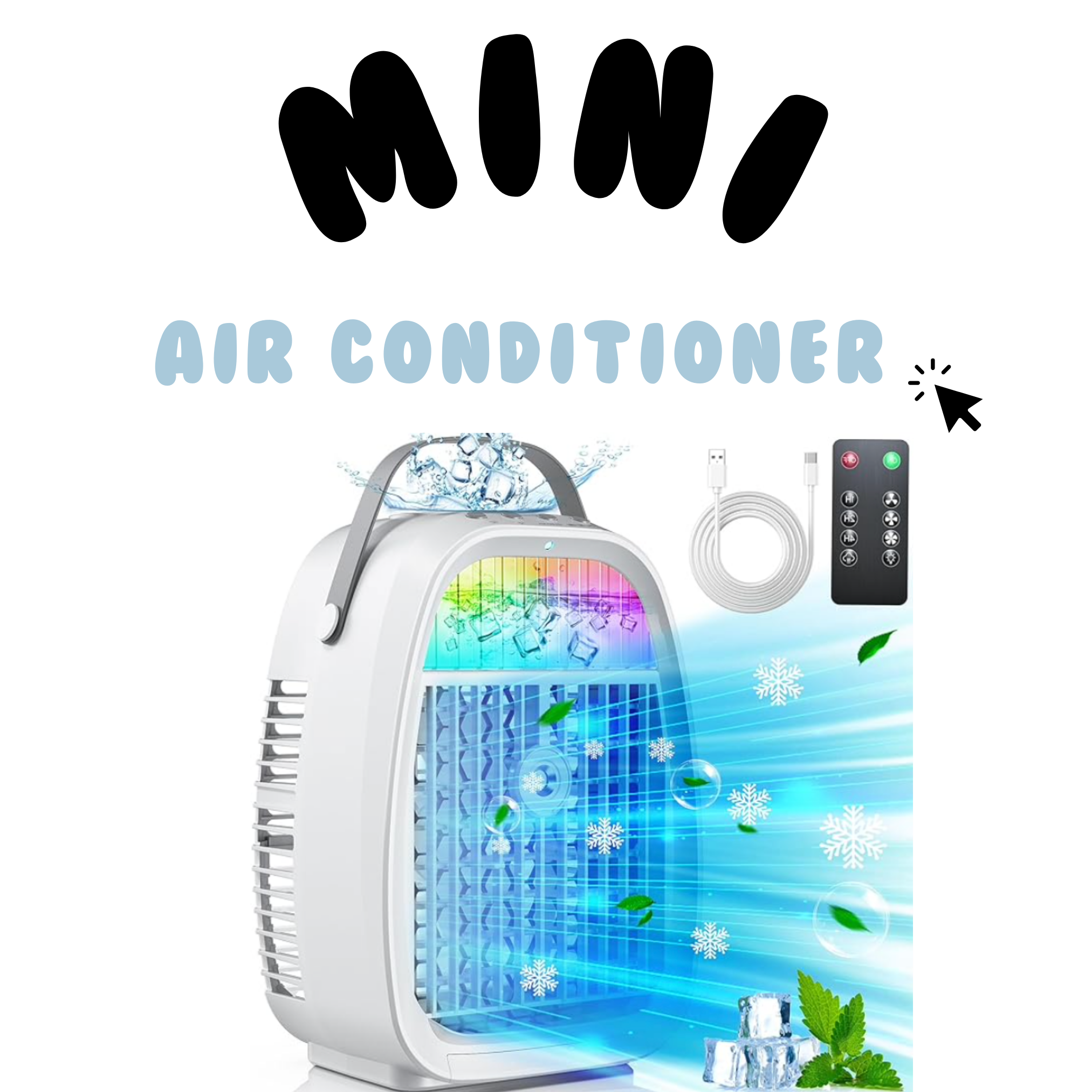 Mini table top air conditioner