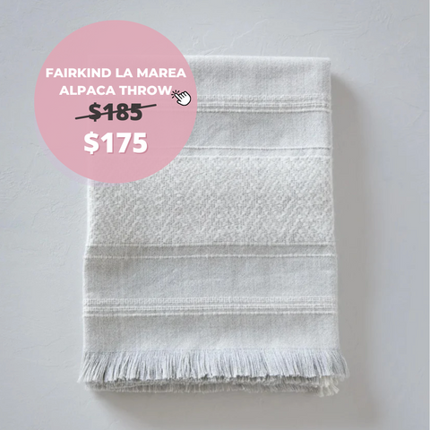 Fairkind La Marea Alpaca Throw