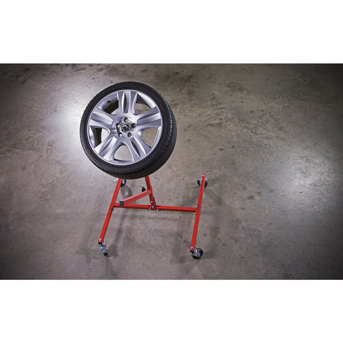 wheel repair stand