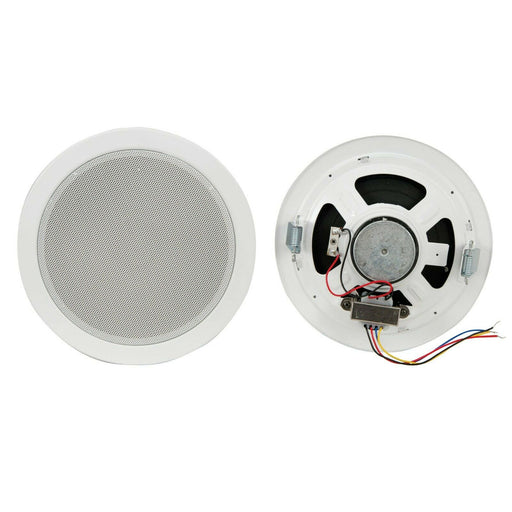 5.25" ROUND CEILING WALL SPEAKER 100V 8 OHM LINE 2 WAY PREMIUM PA SURROUND Loops